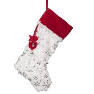 NWT HuggleHounds Sparkle 'n Shine Christmas Stocking Cat